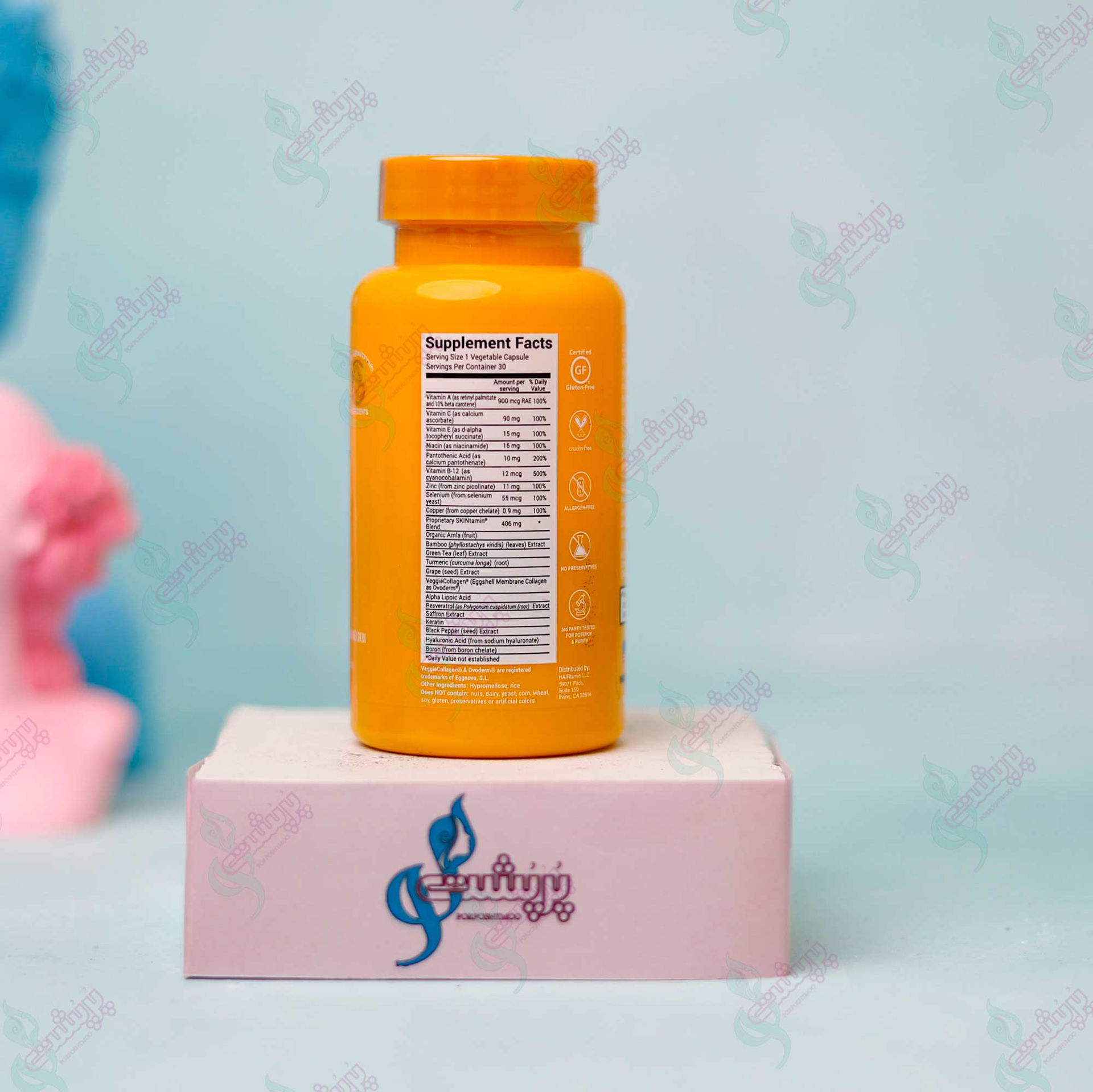 کپسول تقویت کننده پوست اسکین تامین هیرتامین